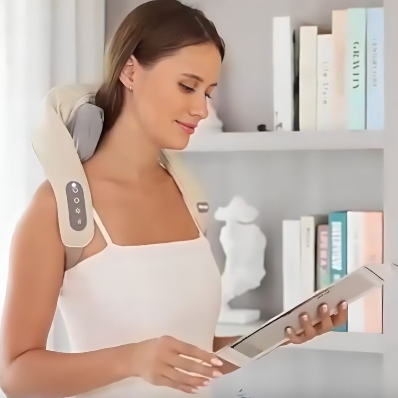 NeckandShoulderMassagerreadingbook