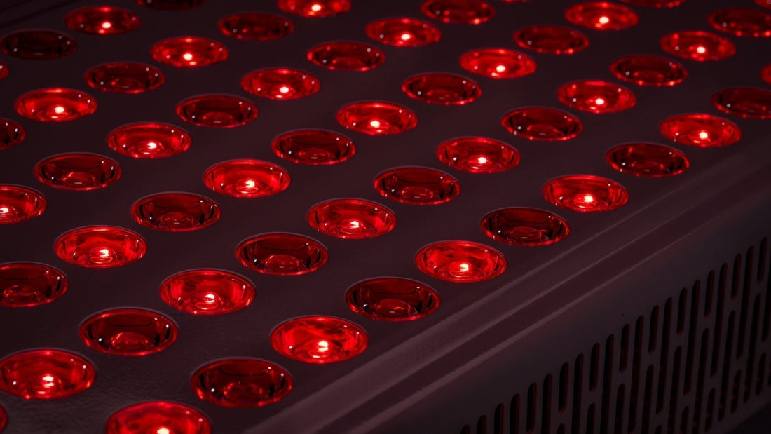 picture of up close red light panel