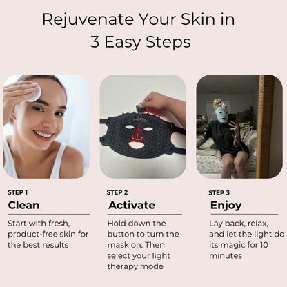 3_Easy_Steps_for_LED_Light_Therapy_Mask