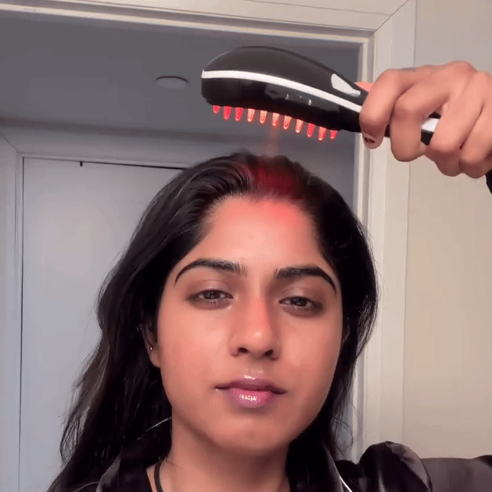 Red & Blue Light Hair Brush for Hair Growth – StreamShop Australia