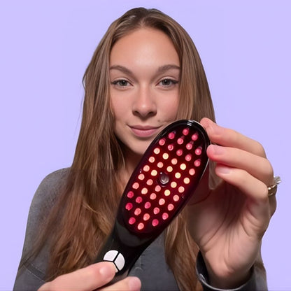 Red_Light_Hair_Brush_with_woman_holding