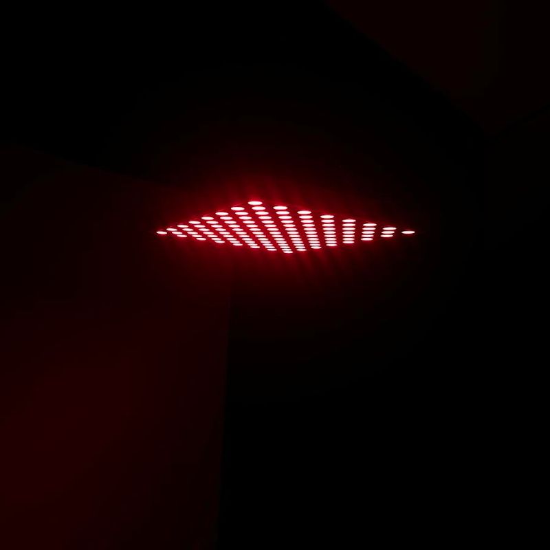 Red Light Panel In Dark Light