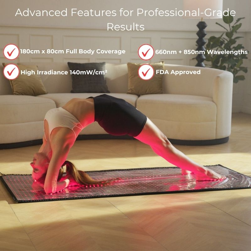 Red Light Therapy Mat With Infrared