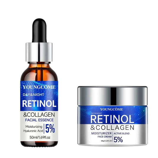 Retinol & Hyaluronic Acid Cream & Serum Combo Set