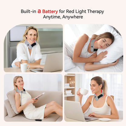 Red Light Therapy for Neck Wearable