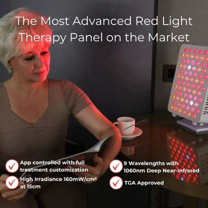 Tga_approved_redQD_light_therapy_panel_features