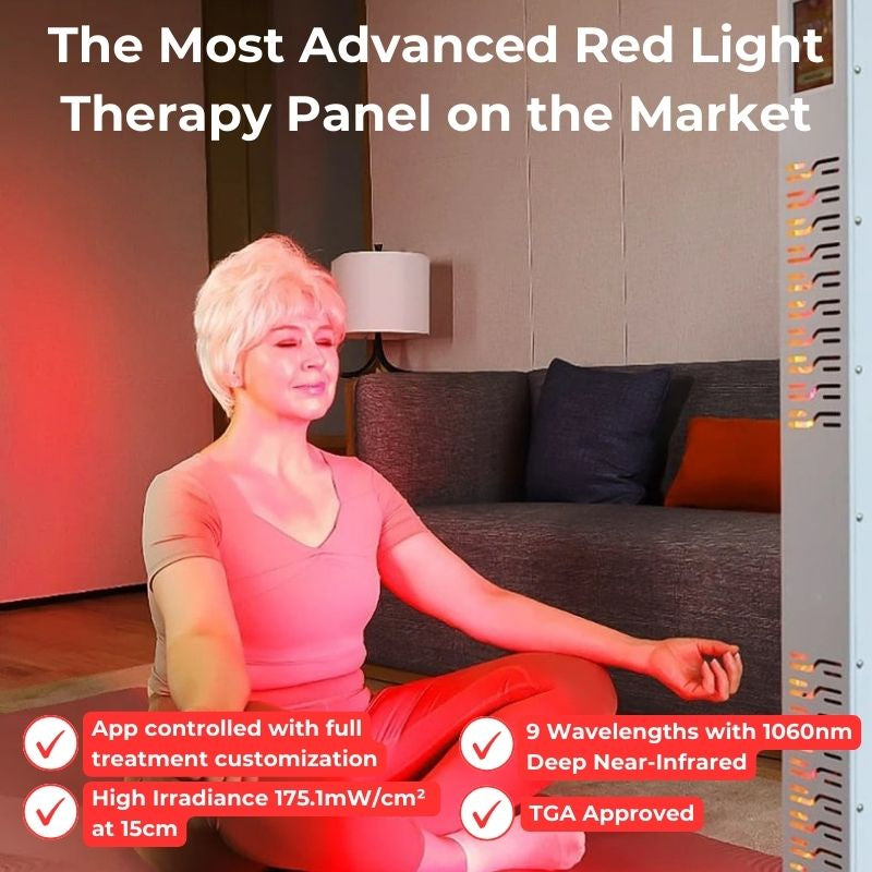 Tga approved red light therapy panel features ss300 pro