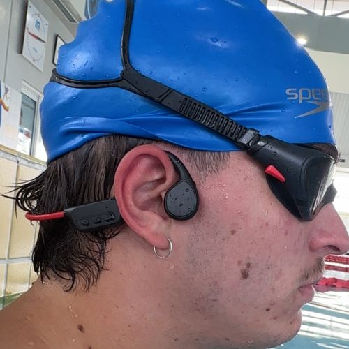 Waterproof Earbuds in Pool