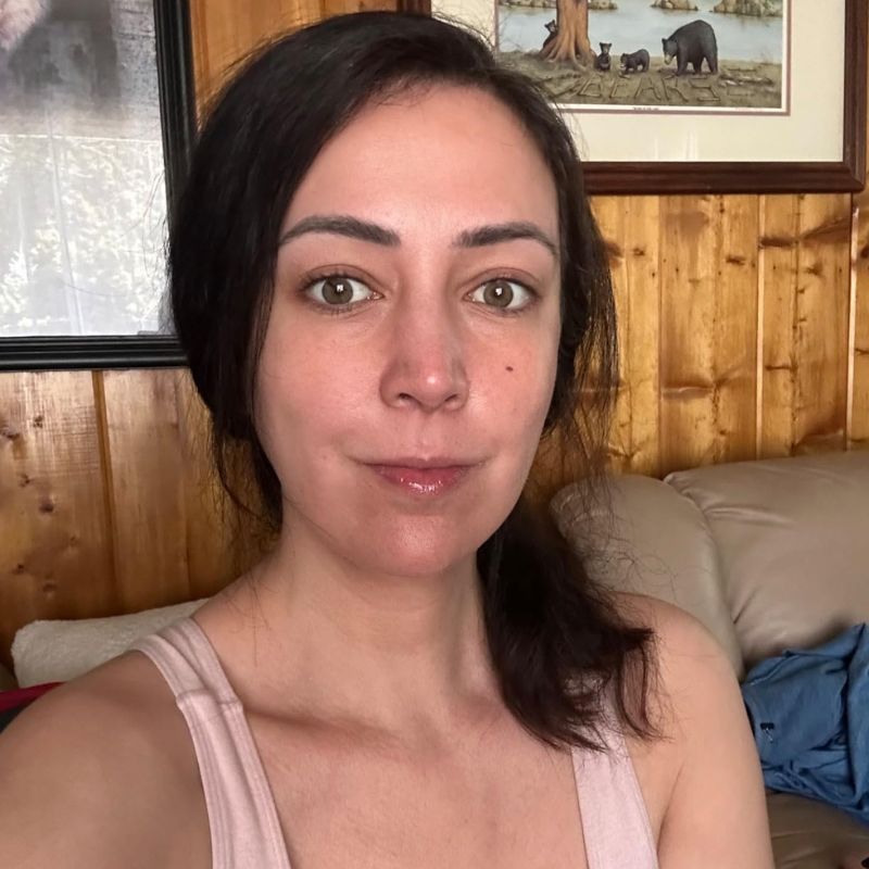 Woman Staring into camera 1