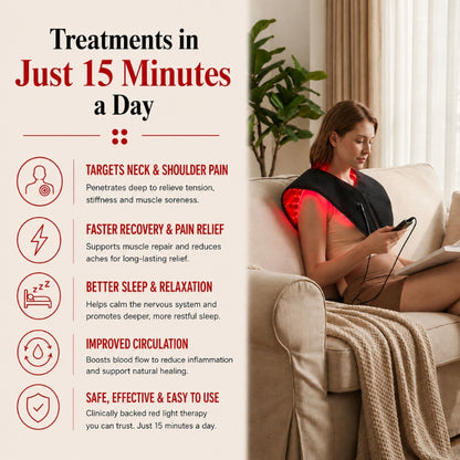 benefitsofusingredlighttherapyneckwrap