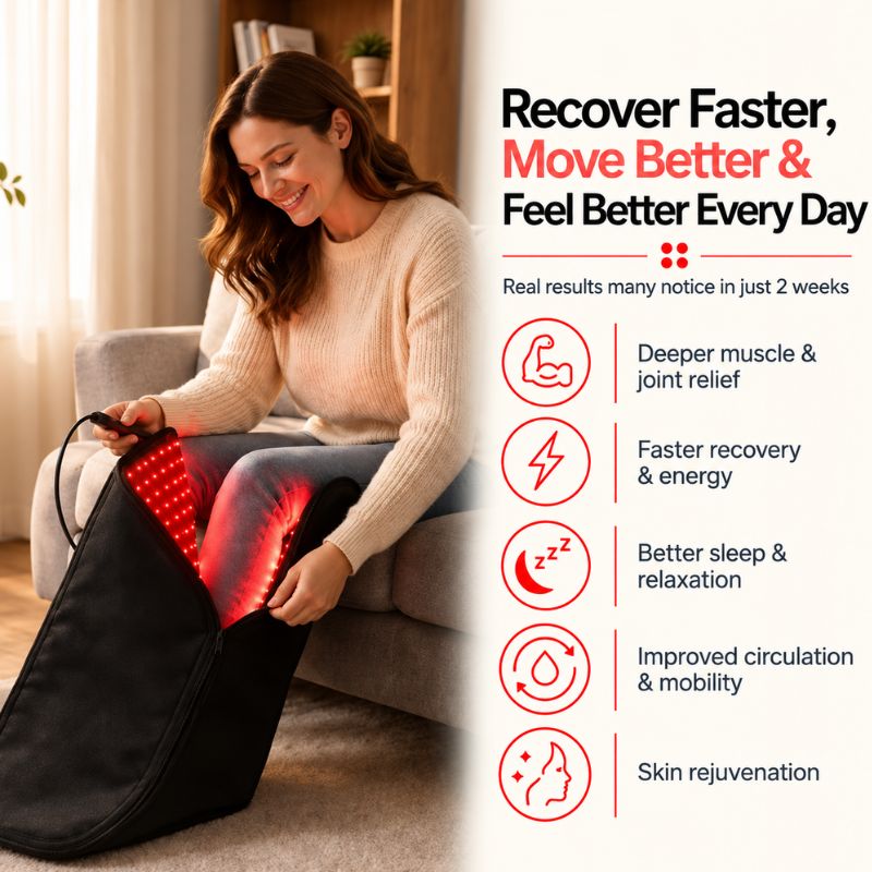 benefitsofusingtheredlighttherapylegwrap