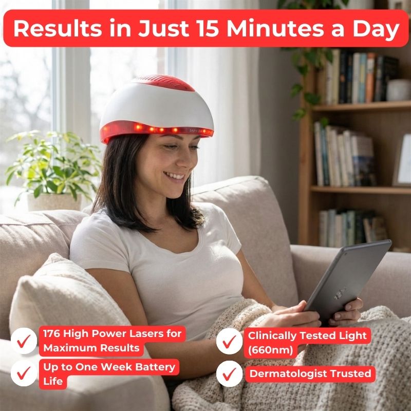 features of the laser helmet