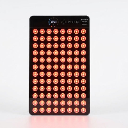 frontviewofredlighttherapysaunapanel