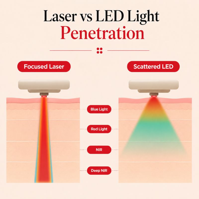 lasermaskpenetrationvsled