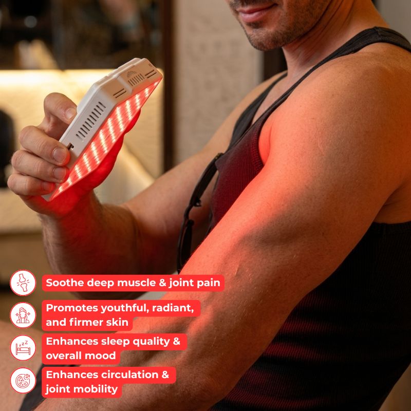 manholdingportableredlighttherapypaneluptobicep