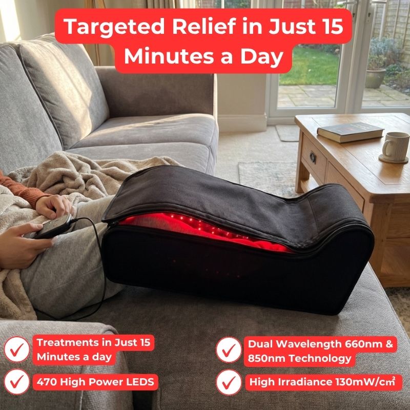 mansittingoncouchwhileusingunzippedredlighttherapyforlegs_b7785071-d216-49b0-88a6-c705c5e60570