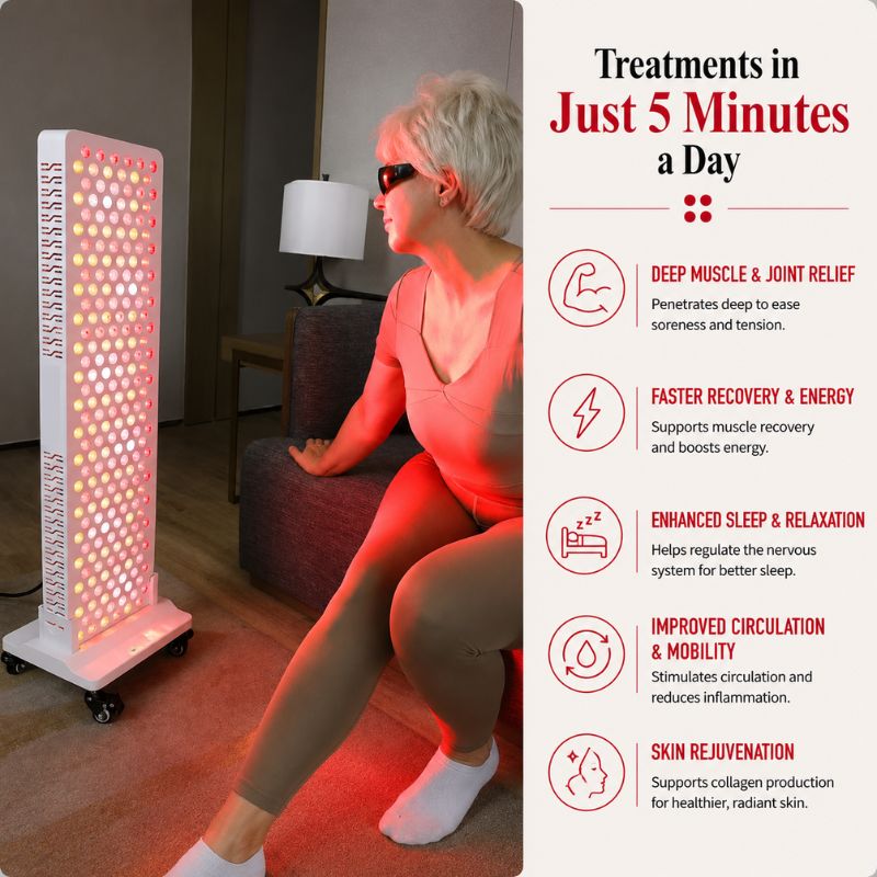 medicalgraderedlighttherapypanelss300benefits