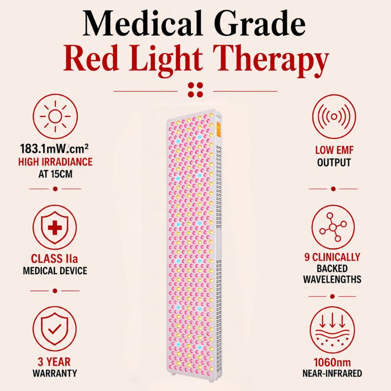 medicalgraderedlighttherapypanelss450pro