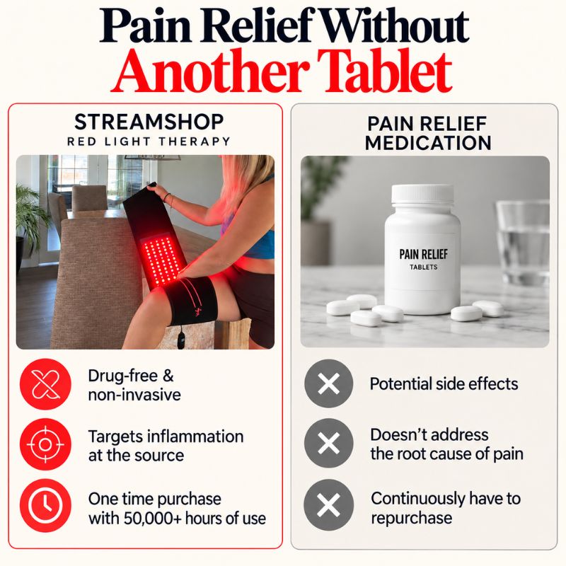painreliefwiththeredlightlaserbeltvsmedication