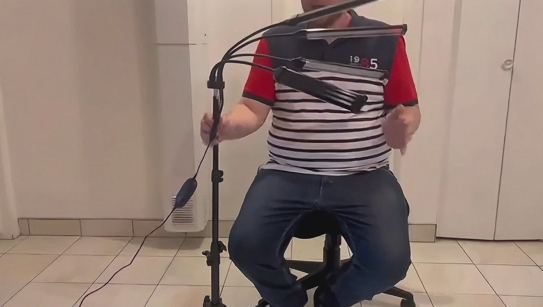 Red Light Therapy Lamp Video