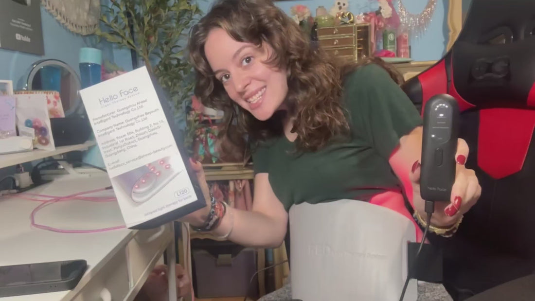 portable red light therapy belt video