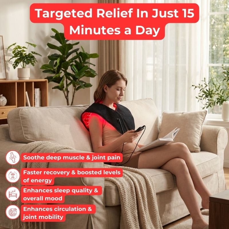 red_light_therapy_for_neck_and_shoulders_with_lady_looking_at_controller