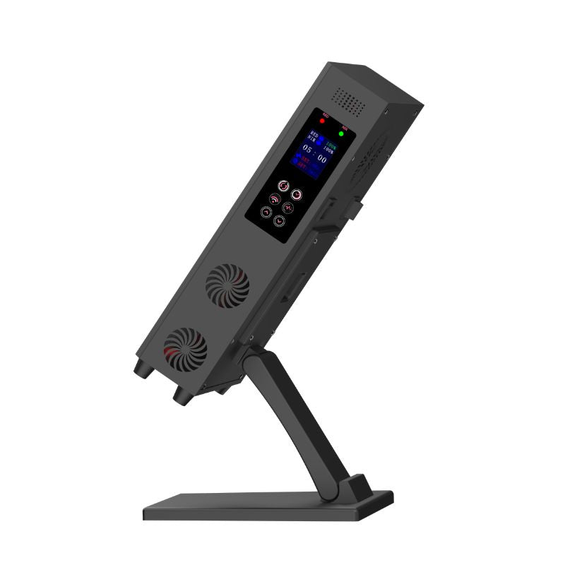 red_light_therapy_panel_in_black_side_view_with_interface