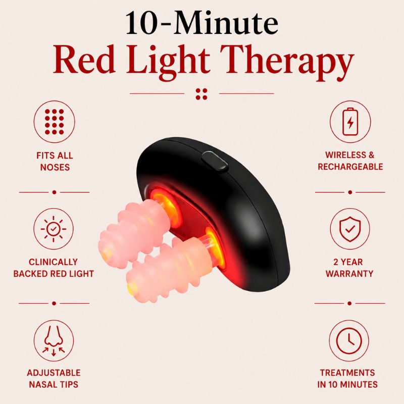 redlighttherapyfornasalcongestionfeatures