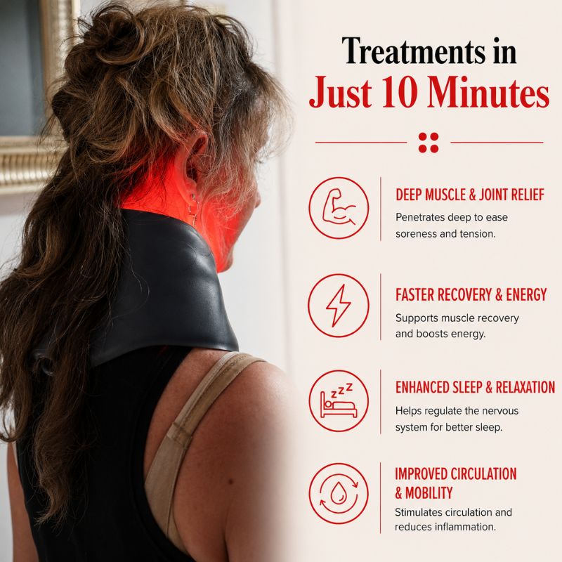 redlighttherapyneckunitbenefitsofuse