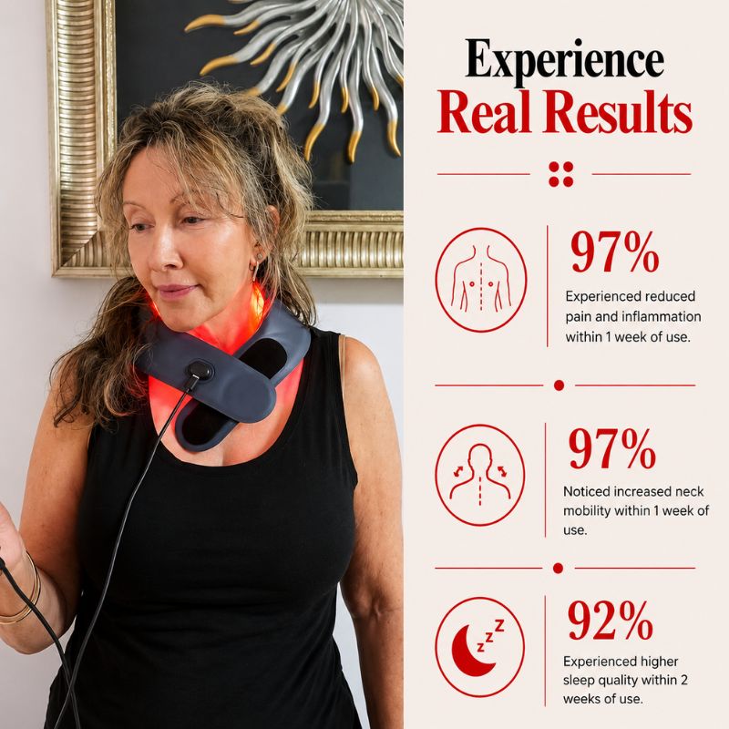 redlighttherapyneckunitresultsofuse
