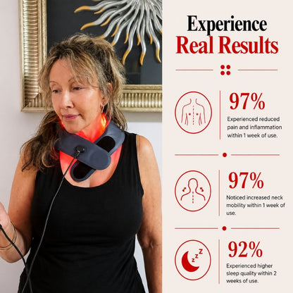 redlighttherapyneckunitresultsofuse