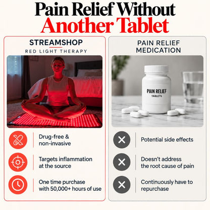 redlighttherapywrapvspainreliefmeds