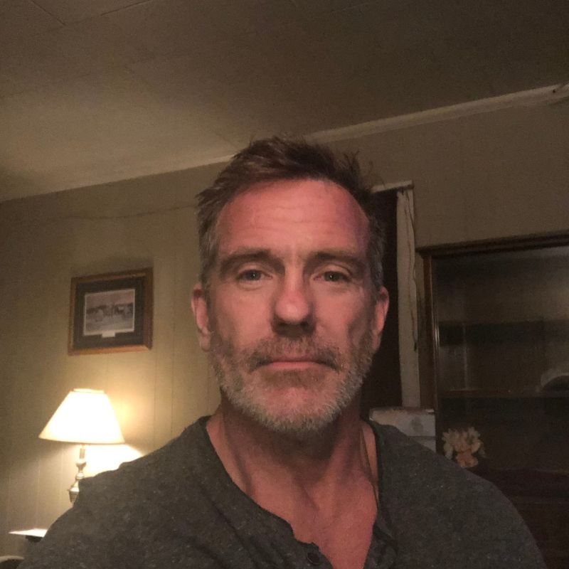 man  staring at camera